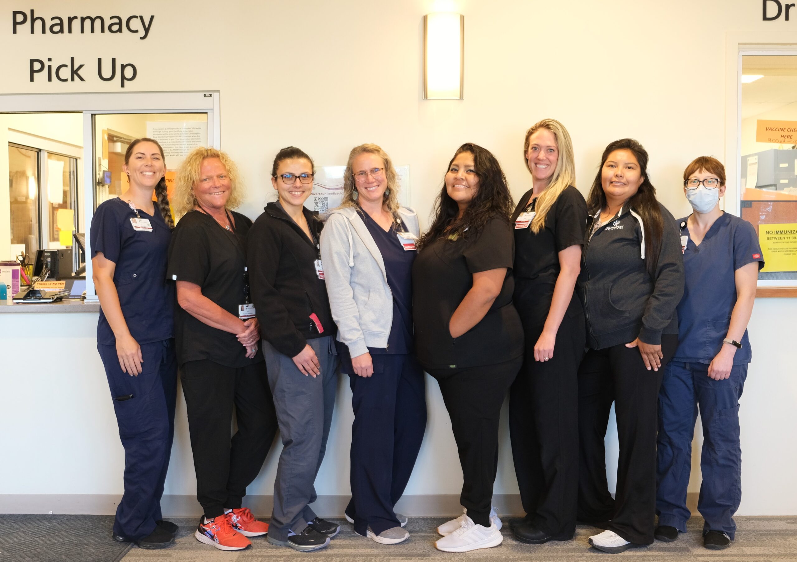 Photo of staff that works at the SHS Retail Pharmacy